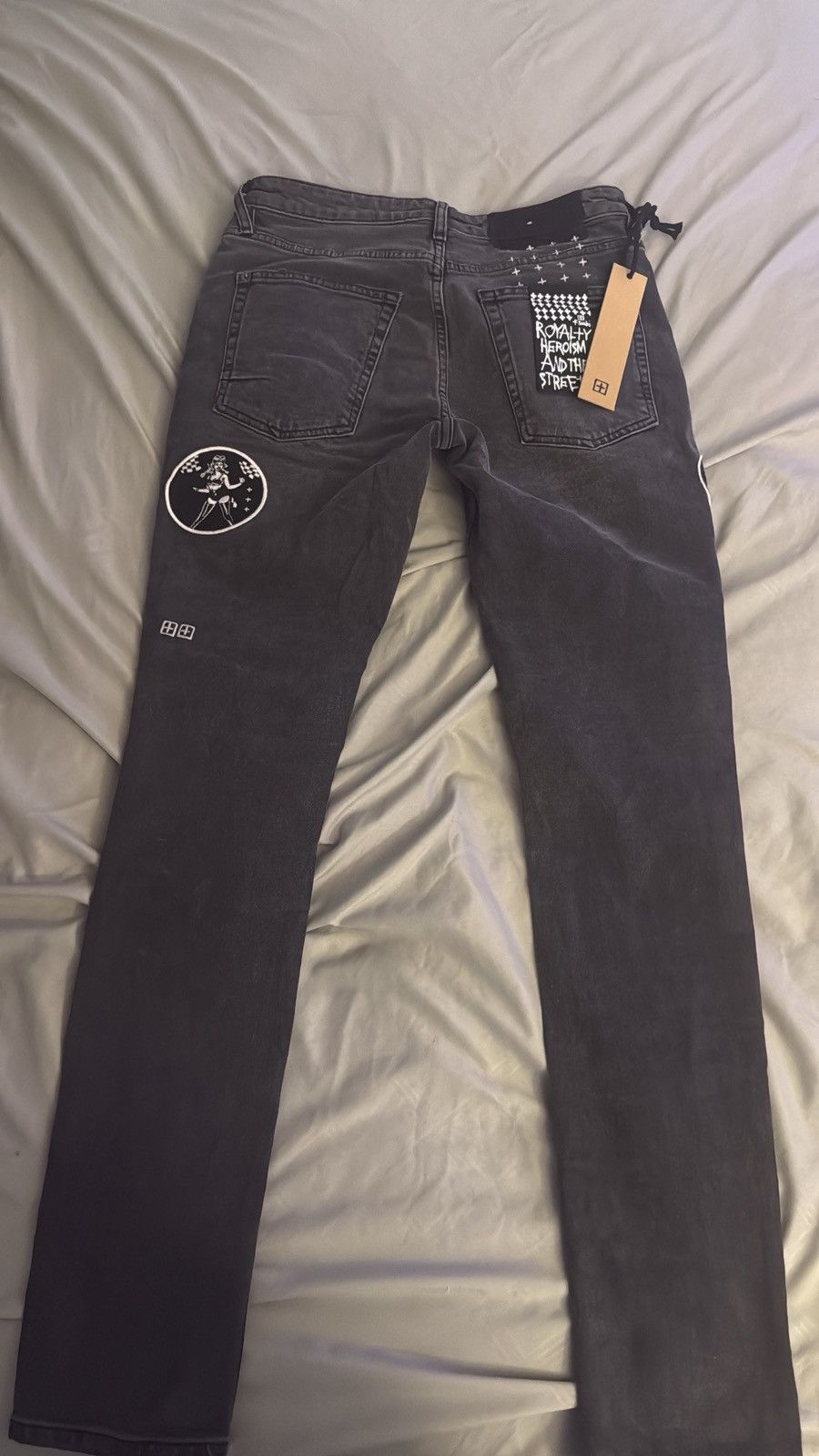 Ksubi Black Ksubi jeans with patches Size US 32 / EU 48 - 2 Thumbnail