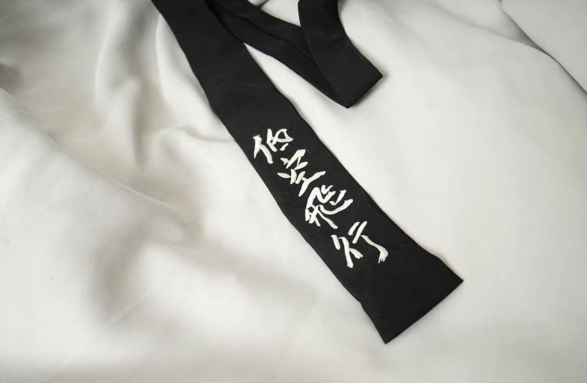 Yohji Yamamoto Yohji Yamamoto Low Flight Tie Size ONE SIZE - 5 Thumbnail