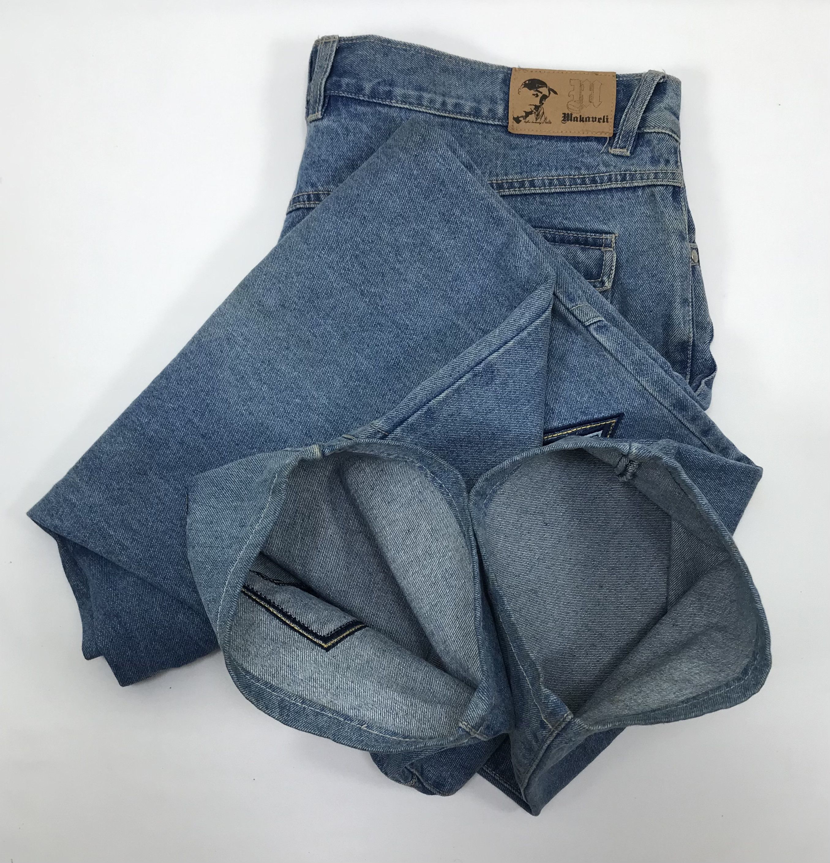 Makaveli Vintage Makaveli Tupac Shakur Portrait Patched Baggy Jeans Size US 42 / EU 58 - 18 Thumbnail
