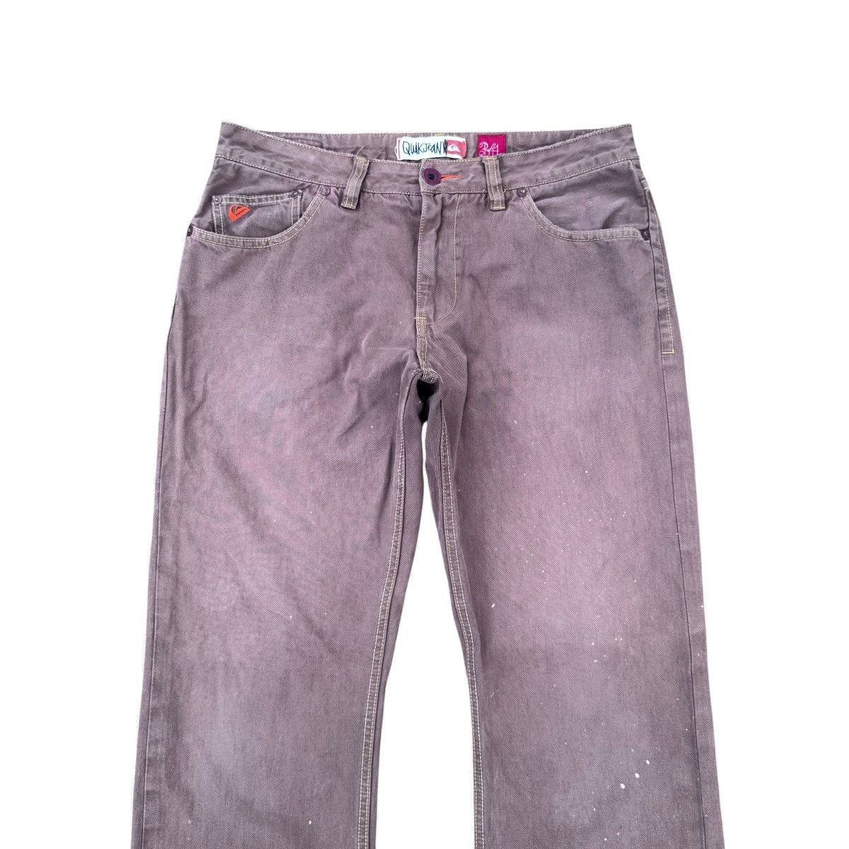 Quiksilver Vintage 90s Quiksilver Distressed Denim Jeans Brown Size US 34 / EU 50 - 5 Thumbnail