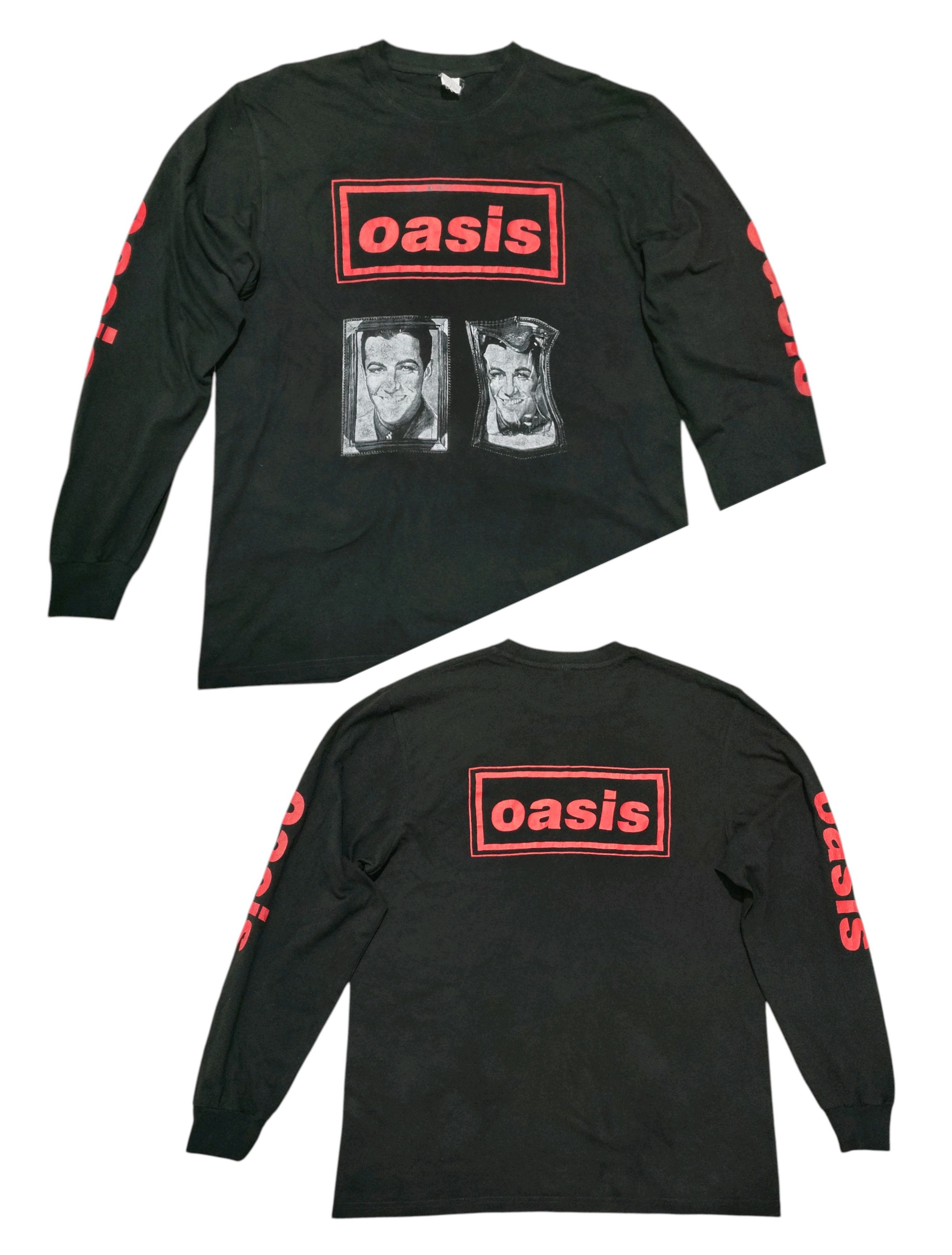 Band Tees 90s OASIS 'Shakermaker' Long Sleeve Vintage Tee Size US XL / EU 56 / 4 - 1 Thumbnail