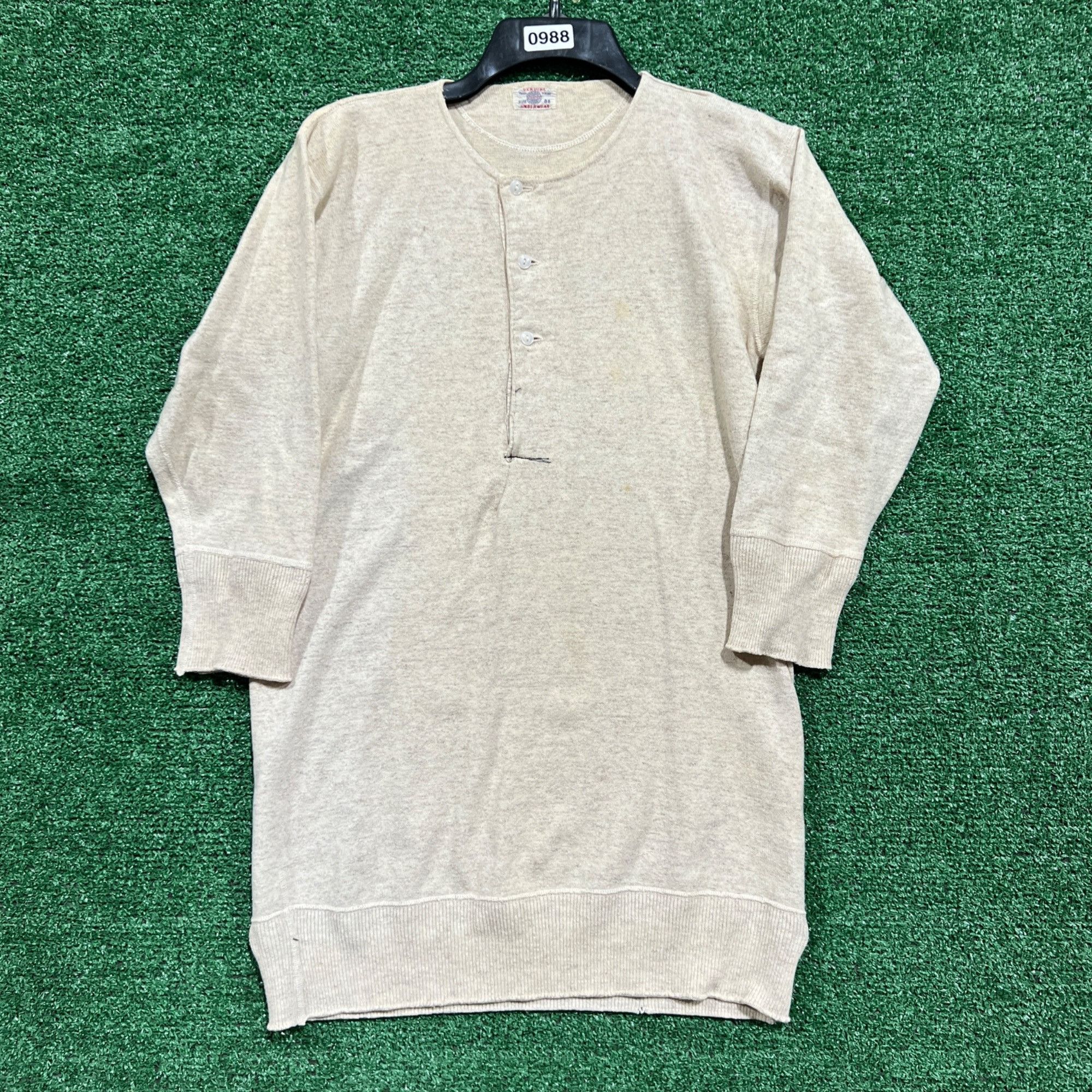 Vintage Vintage genuine underwear 50s-60s long sleeve shirt Size US L / EU 52-54 / 3 - 1 Thumbnail