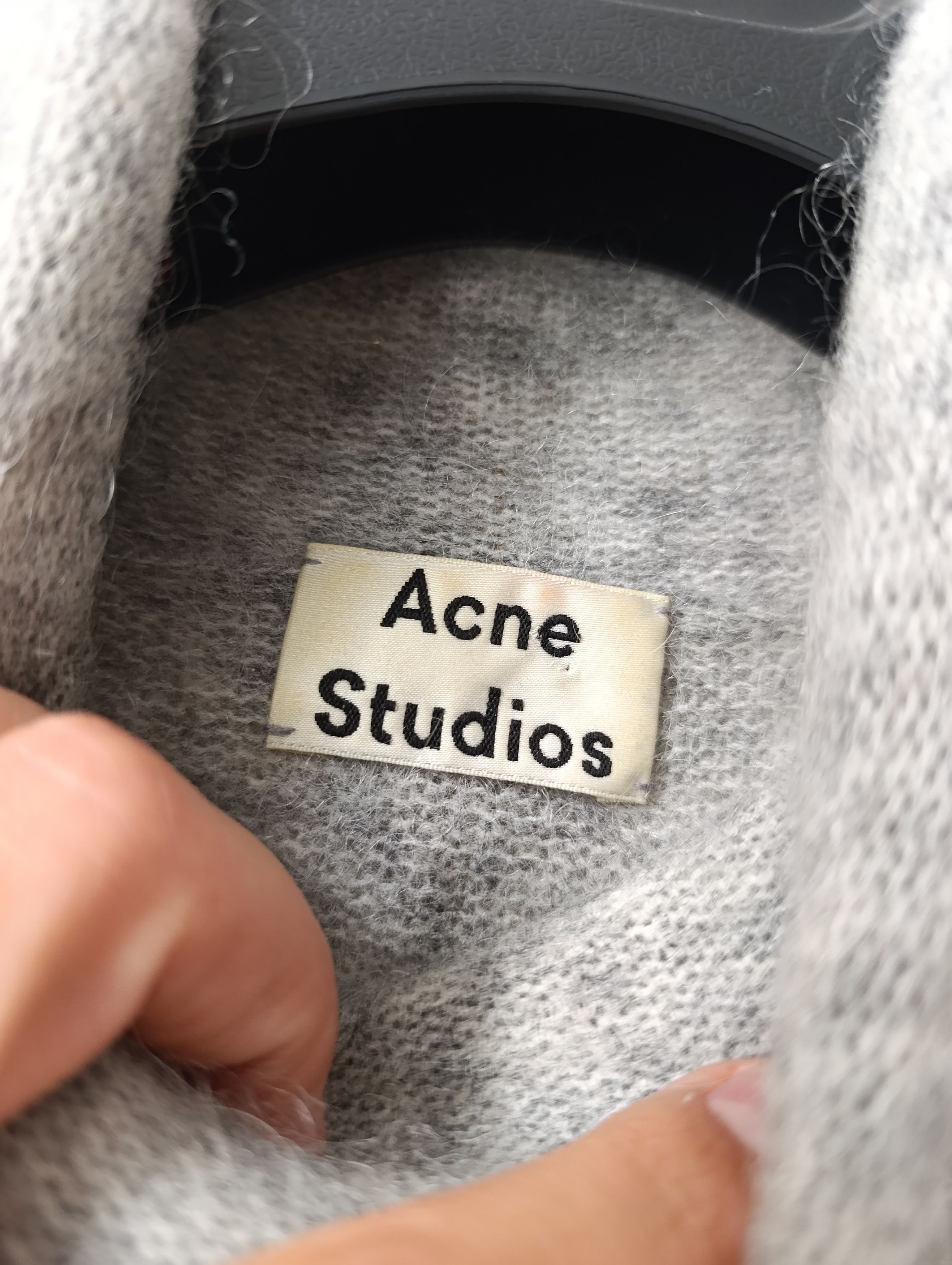 Acne Studios ACNE STUDIOS DAIJA MOHAIR/WOOL PAW ASYMMETRIC DRESS Size S / US 4 / IT 40 - 3 Thumbnail