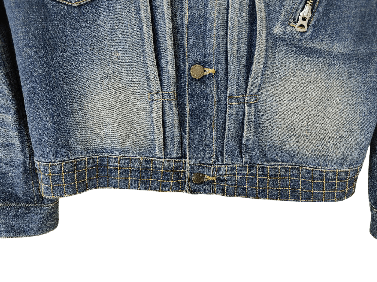 Japanese Brand Japanese Plein Denim Jacket Size US M / EU 48-50 / 2 - 3 Thumbnail