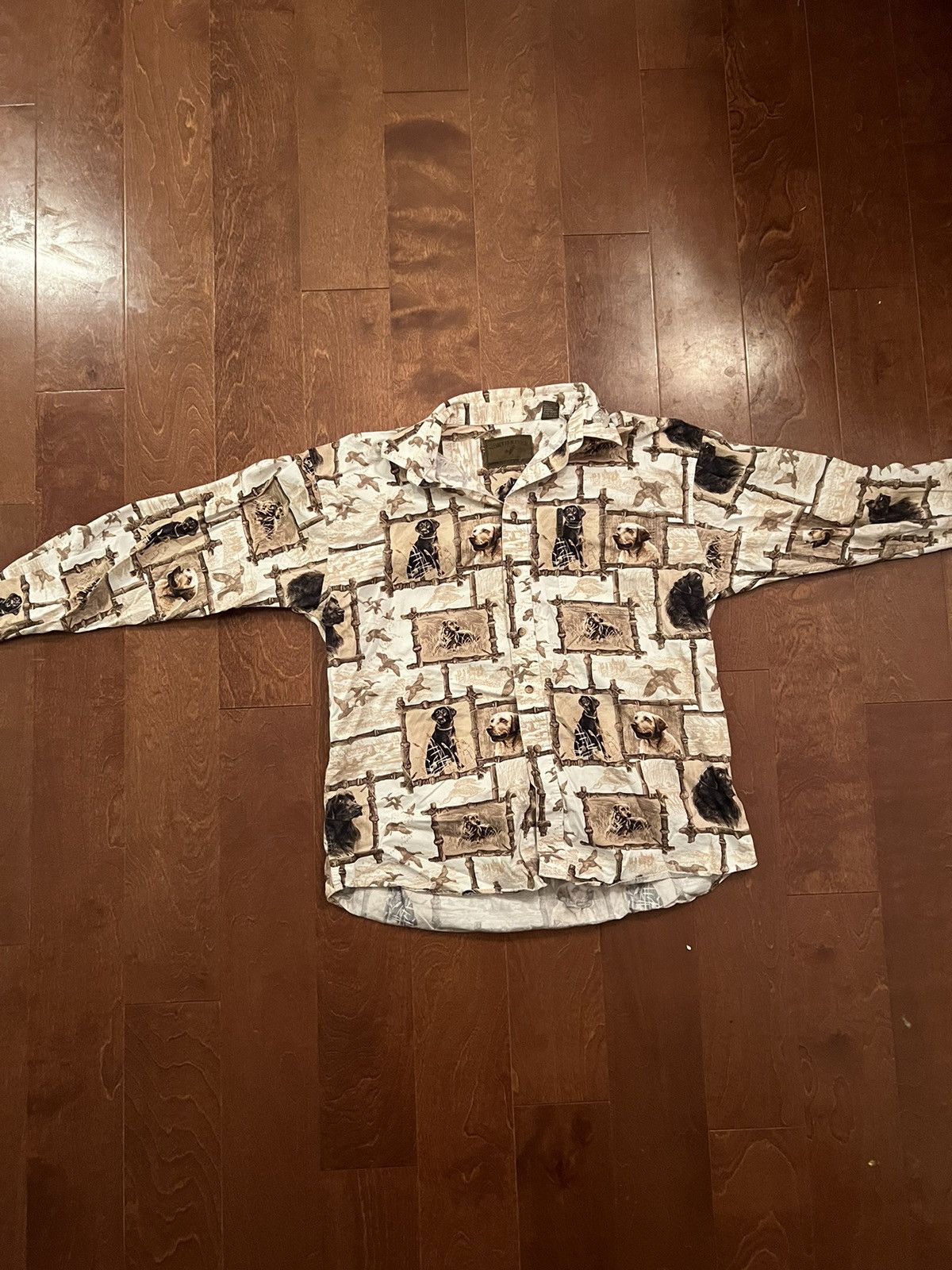 North River Outfitters × Vintage Vintage North River Labrador Button Down Size US L / EU 52-54 / 3 - 1 Thumbnail