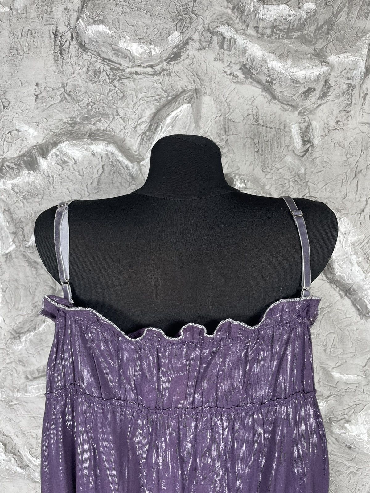Cop Copine × Japanese Brand × Vintage Cop Copine Vintage Glitter Y2K Tank Top Dress Size M / US 6-8 / IT 42-44 - 8 Thumbnail