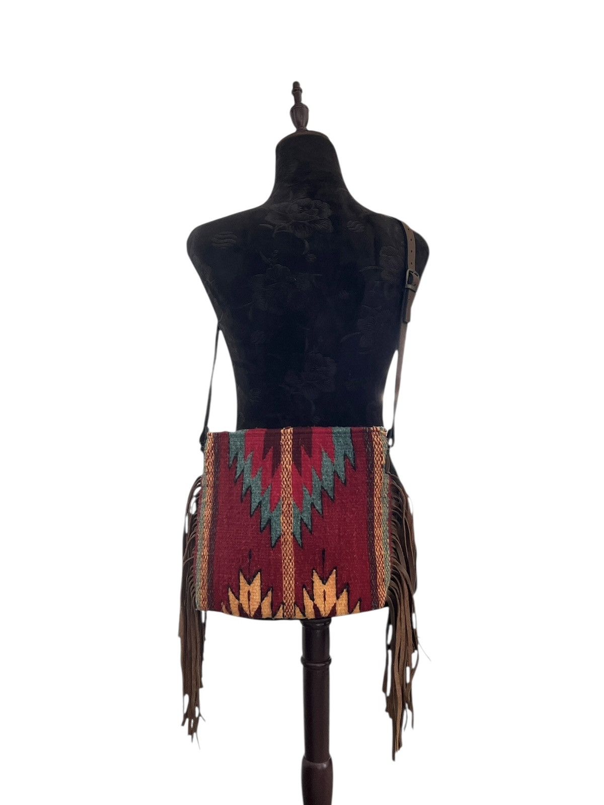 Manos Zapotecas Handmade Fringe Bag