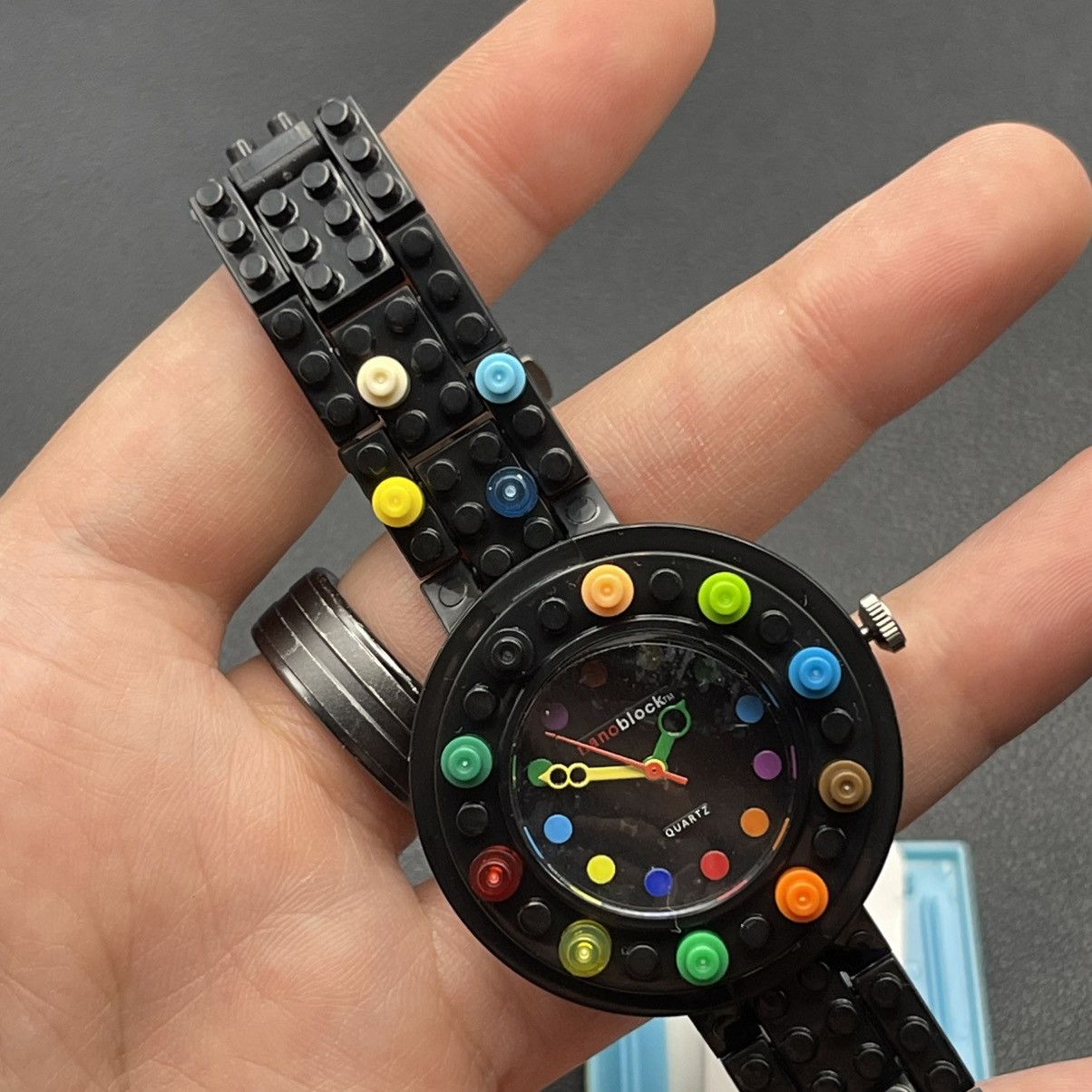 Japanese Brand Very Rare Vintage Nanoblock LEGO Retro Watch - Japan (NIB) Size ONE SIZE - 9 Thumbnail