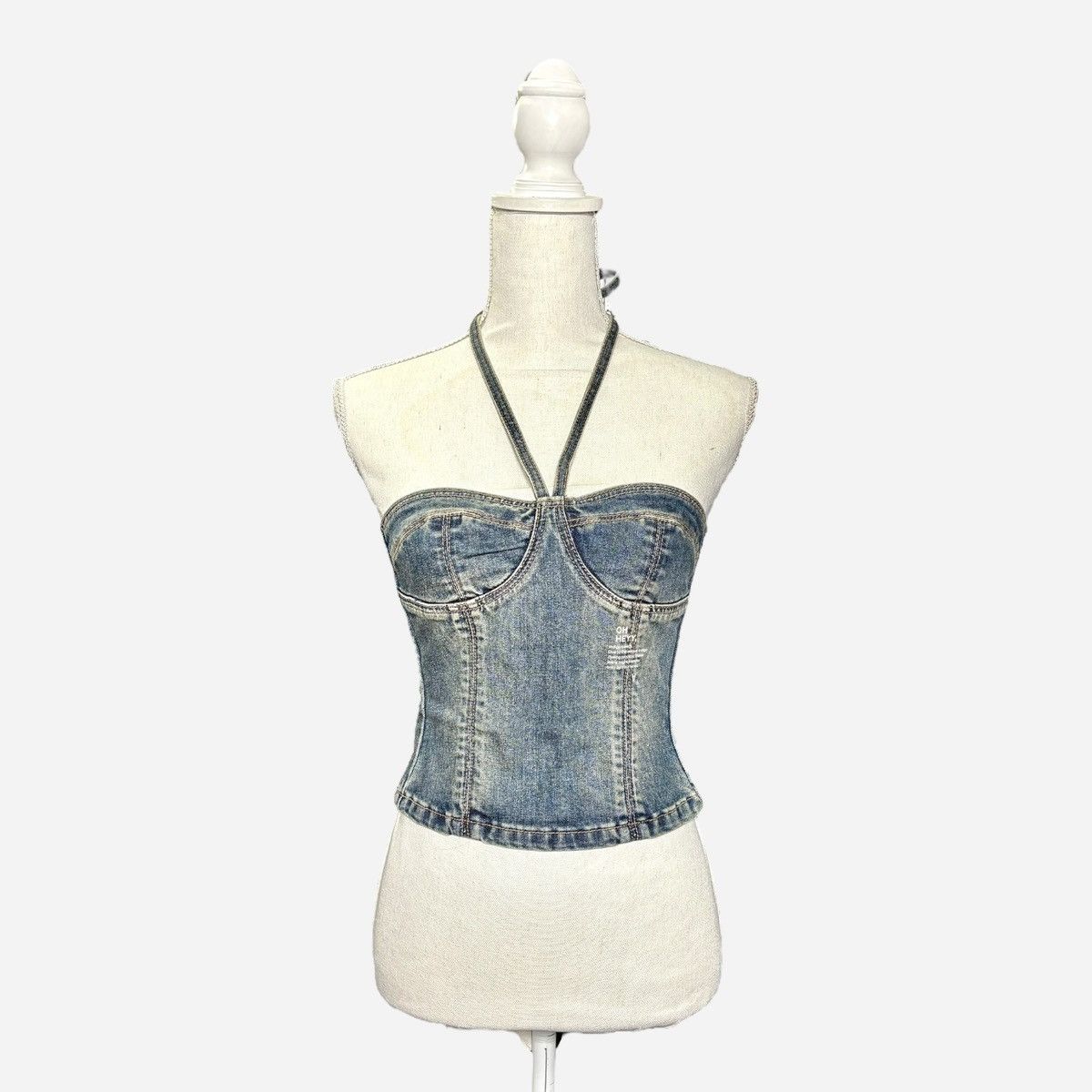 Other Abrand Jeans Women’s Zendya Halter Top Sz XXS or Size XXS / US 00 / IT 34 - 3 Thumbnail