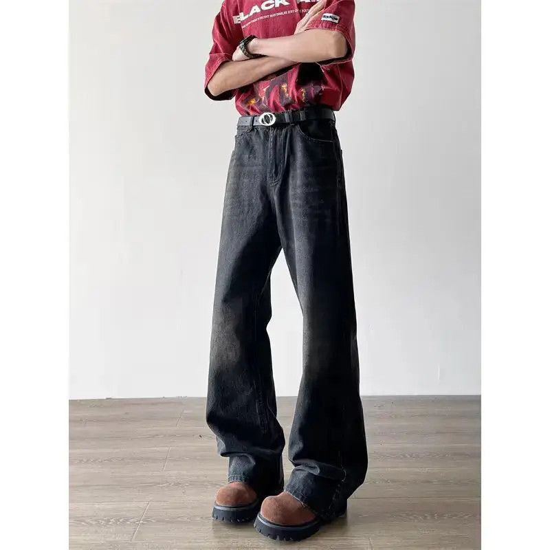 Japanese Brand Retro wide leg slightly flared jeans Size US 32 / EU 48 - 3 Thumbnail