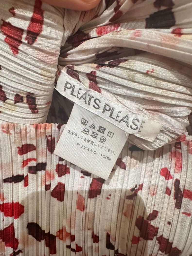 Issey Miyake Issey Miyake size:2 Pink floral print dress Size S / US 4 / IT 40 - 2 Thumbnail