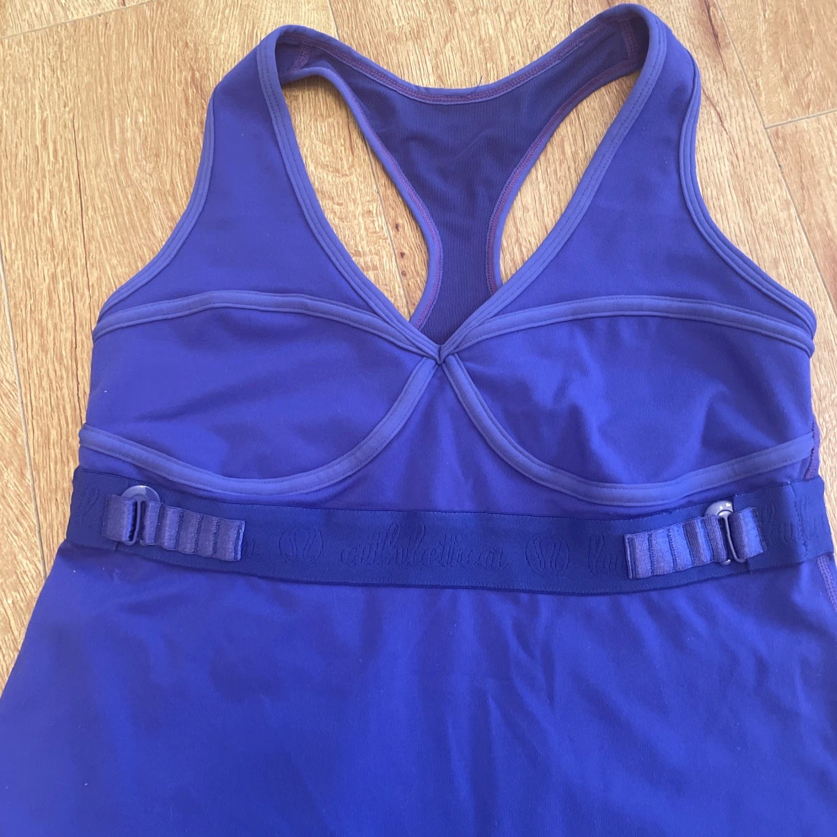Lululemon Lululemon All Out Purple Tank Top 8 Racerback Adjustable Chest Strap Women Tank Shirt Top Activewear Size M / US 6-8 / IT 42-44 - 3 Thumbnail