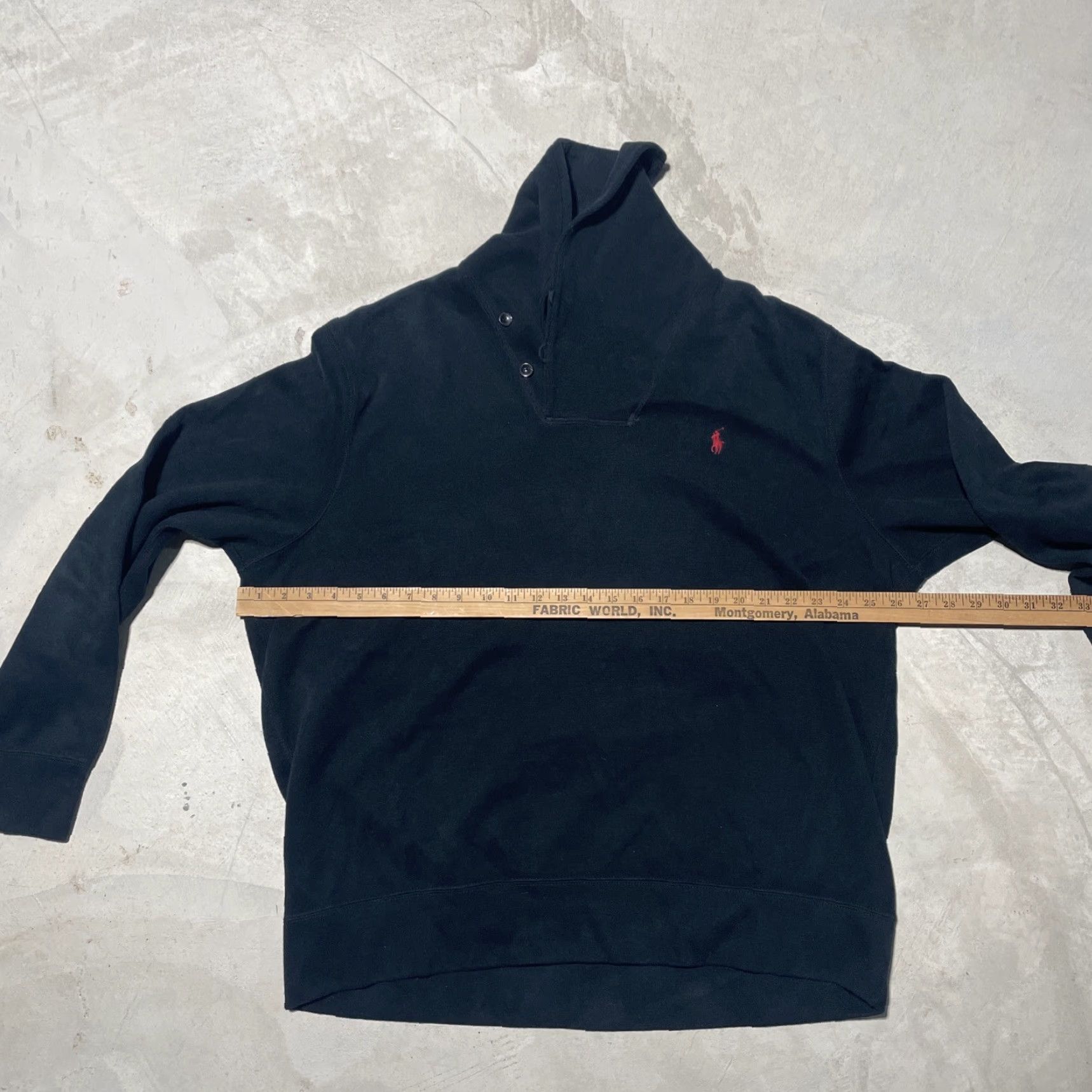 Polo Ralph Lauren Polo Ralph Lauren Sweater Men 2XL Black Cotton Shawl Neck Pullover Logo Zipper Regular Knit Shirt Style Pullover Adult Mens Size US XXL / EU 58 / 5 - 4 Thumbnail