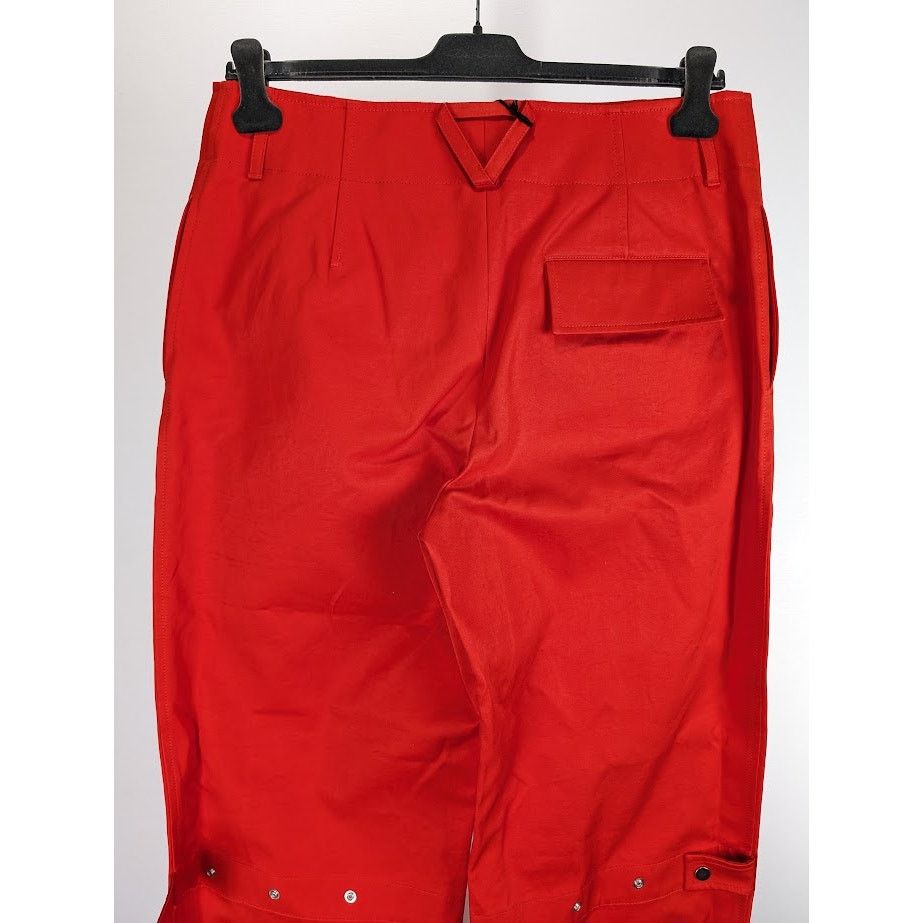 Bottega Veneta o1rshd1 Cotton Twill Sanded Trouser in Red Size US 34 / EU 50 - 10 Thumbnail
