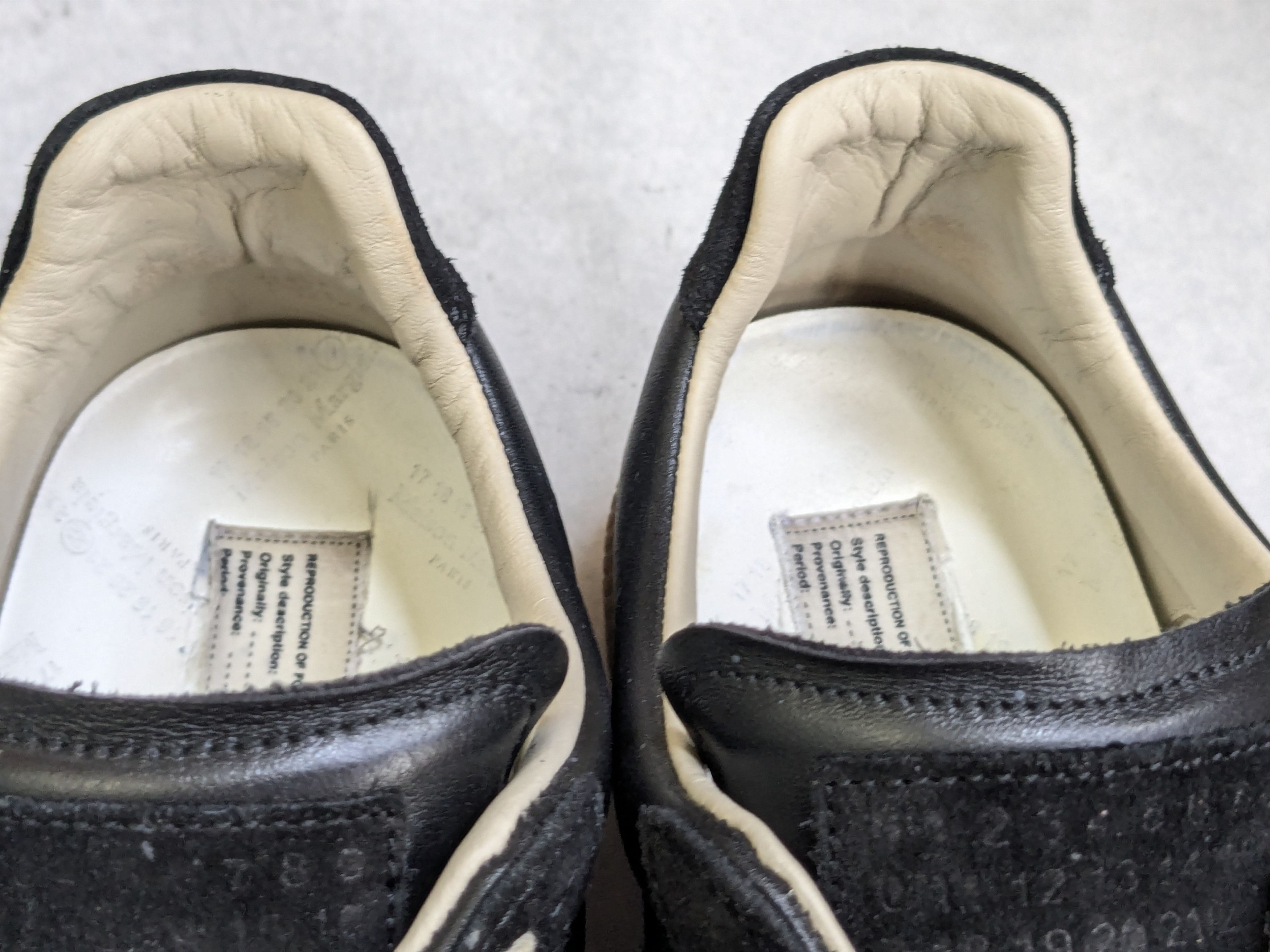 Maison Margiela Maison Margielas Replica GAT Black Gray 9 42 Low Tops Gum Size US 9 / EU 42 - 7 Thumbnail