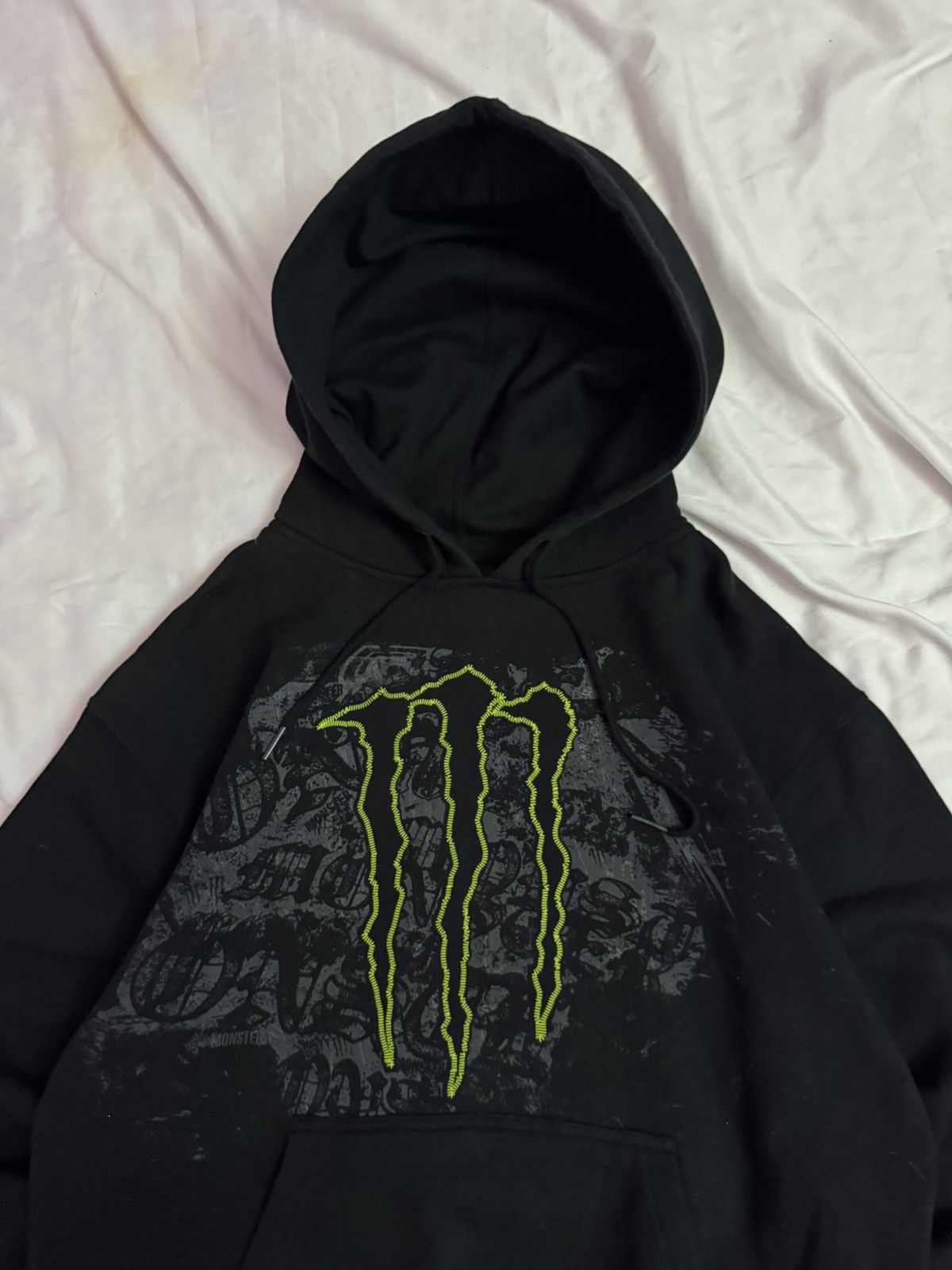 Fox Racing 2000s Monster Energy Grunge Hoodie Size US L / EU 52-54 / 3 - 2 Thumbnail