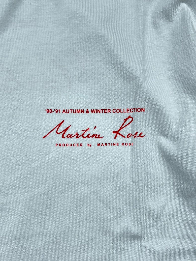 Martine Rose Martine Rose White long sleeved semi high neck T-shirt Size M / US 6-8 / IT 42-44 - 3 Thumbnail