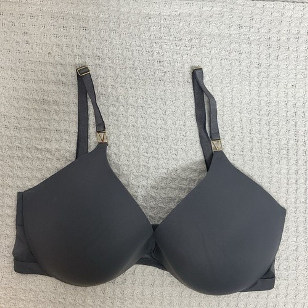 Victoria's Secret Victoria's Secret GrayLavender Uplift Plunge Bra Women 32DDD Size ONE SIZE - 8 Thumbnail