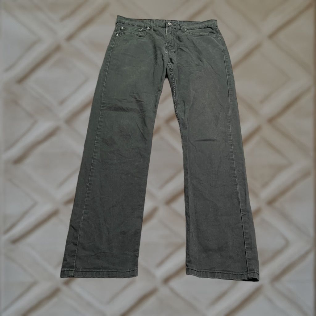 Levi's Levi's 502 Jeans Mens 34x32 Washed Black Denim Straight Leg Cotton Casual Size US 34 / EU 50 - 1 Thumbnail