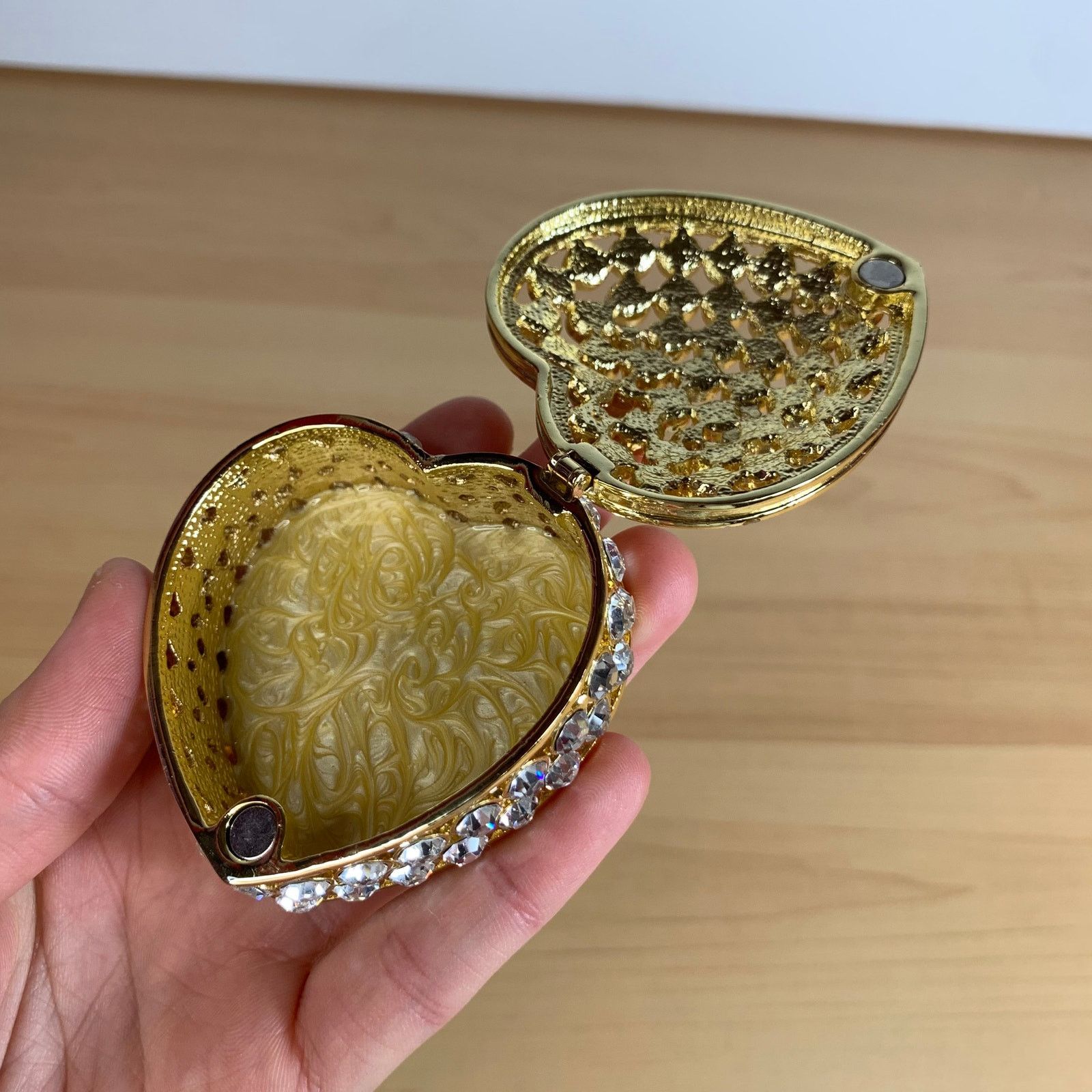 Other Fashion Jewelry Case Trinket Box Heart Shaped Casket Size ONE SIZE - 11 Thumbnail