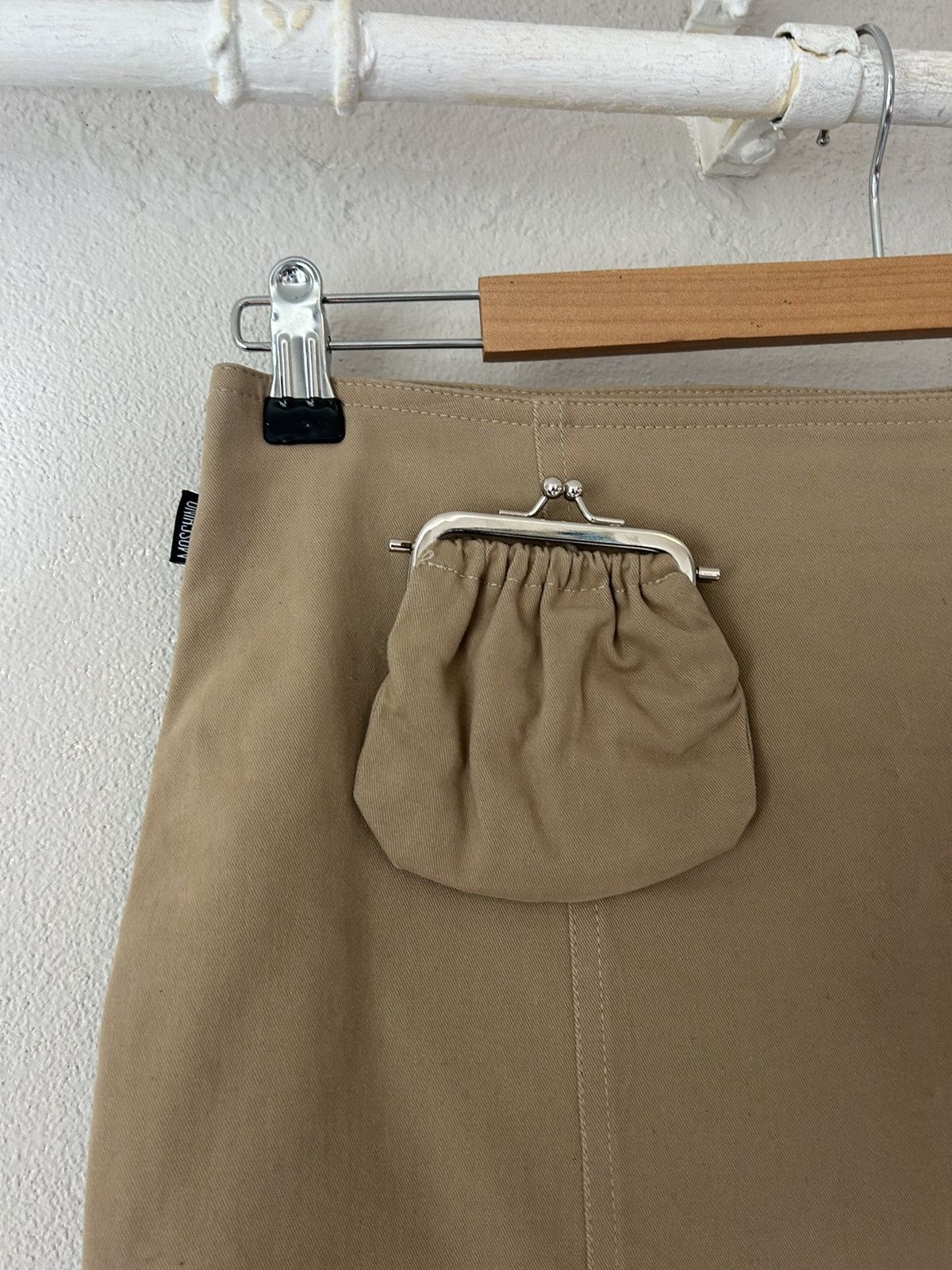 Moschino Brown Wallet Skirt Size 32" / US 10 / IT 46 - 2 Thumbnail