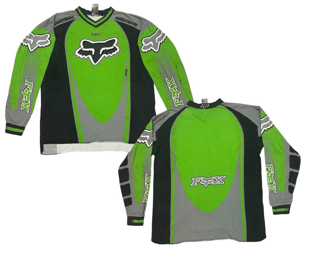 Fox Racing VINTAGE FOX RACING SHIRT GREEN COLOUR RARE Size US L / EU 52-54 / 3 - 1 Thumbnail