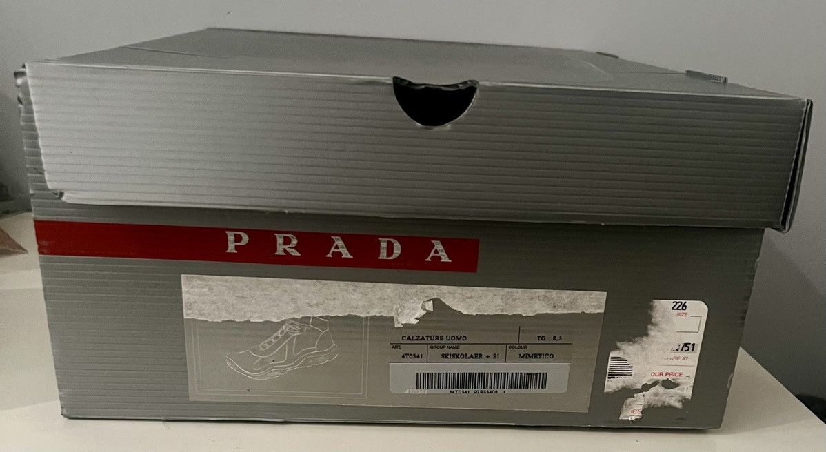 Prada Authentic Prada America’s Cup army green sneakers rare 8.5 Size US 9.5 / EU 42-43 - 12 Thumbnail