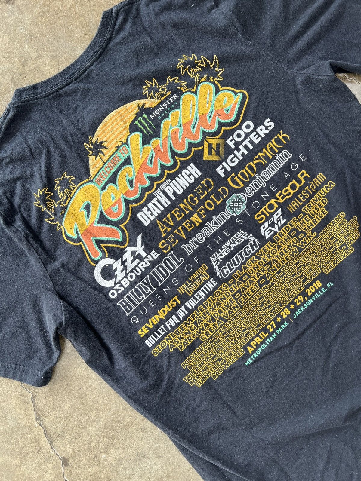 Band Tees Vacation tee Welcome to Rockville Festival Guitar Tee Small Size US S / EU 44-46 / 1 - 4 Thumbnail