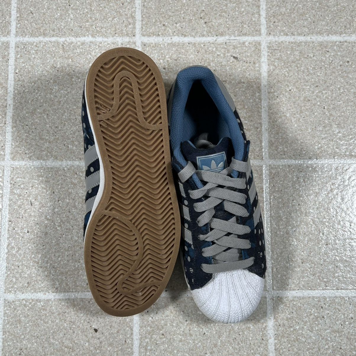 Adidas Adidas Superstar 2 Dot Camo Pack Men sz 7.5 Navy Blue/Gray Size US 7.5 / EU 40-41 - 4 Thumbnail