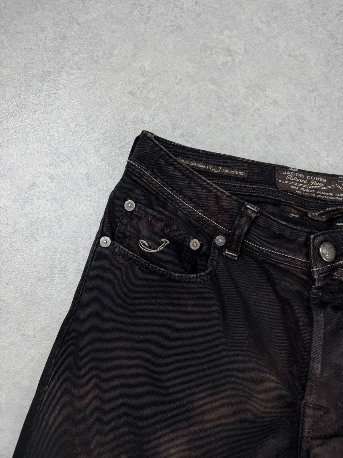 Jacob Cohen Jacob Cohen J688 Comfort Handmade Bleached Jeans Size 33 Size US 33 - 5 Thumbnail