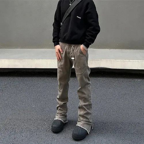 Japanese Brand × Vintage Men's flared jeans y2k Size US 32 / EU 48 - 2 Thumbnail