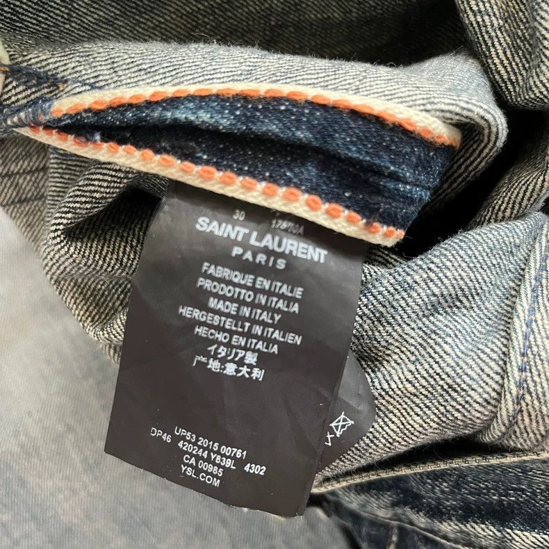 Saint Laurent Paris Saint Laurent Paris Saint Laurent Paris Denim Jeans Size 3 Size US 30 / EU 46 - 4 Thumbnail