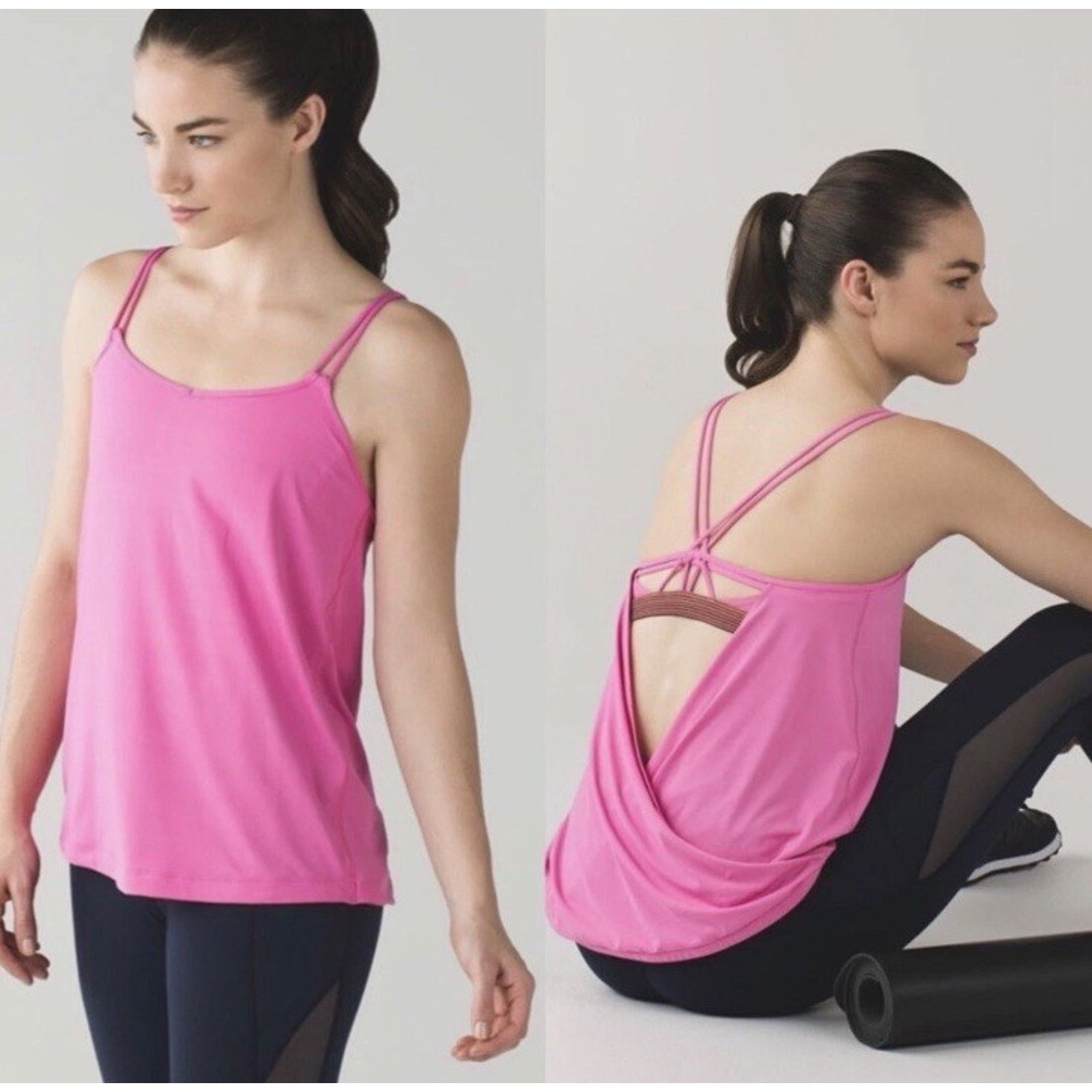 Lululemon Lululemon Simply Radiant Tank Pink Paradise Make A Move Size M / US 6-8 / IT 42-44 - 1 Thumbnail