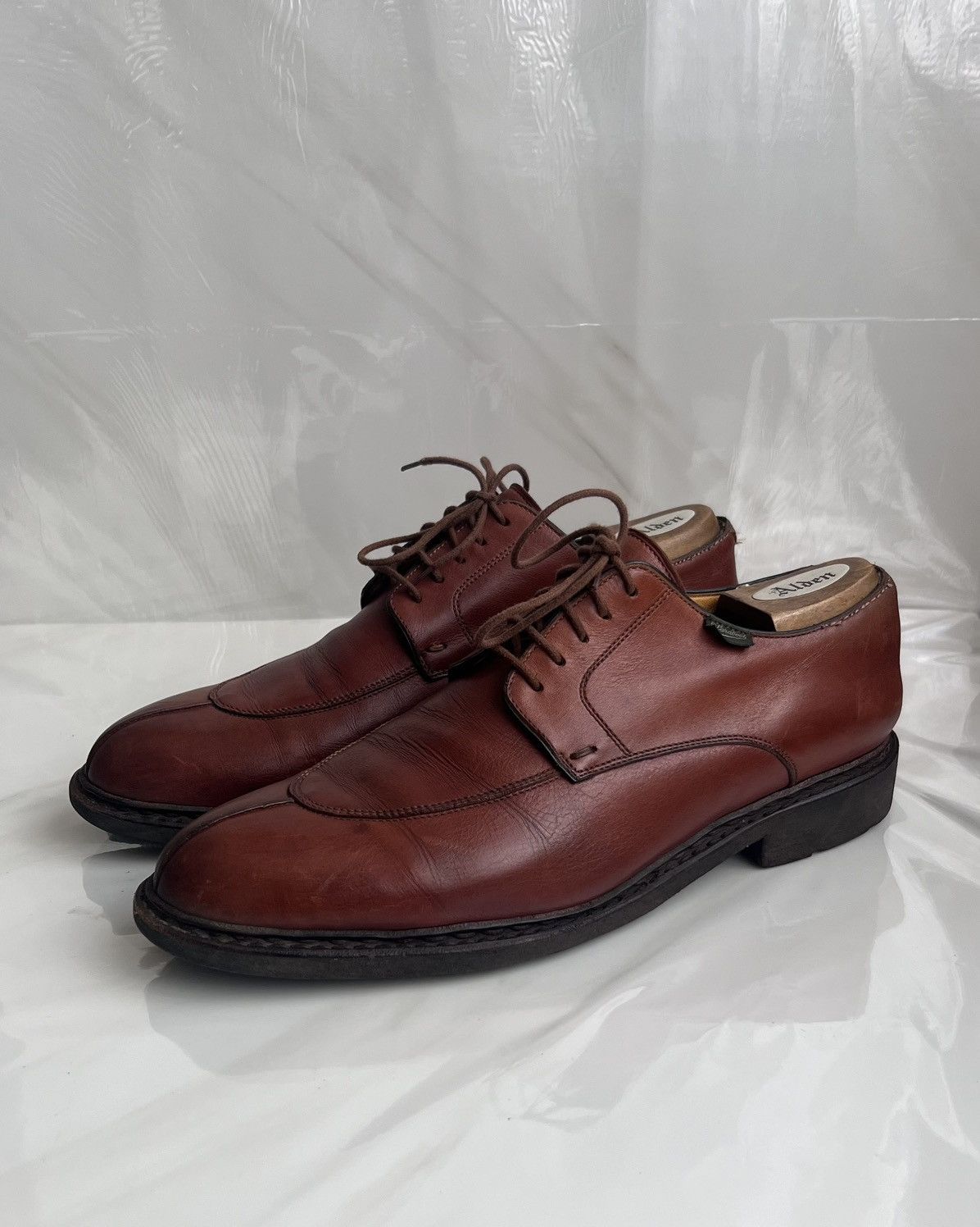 Paraboot Paraboot Avigon Griff brown leather split toe derby shoes Size US 9.5 / EU 42-43 - 3 Thumbnail