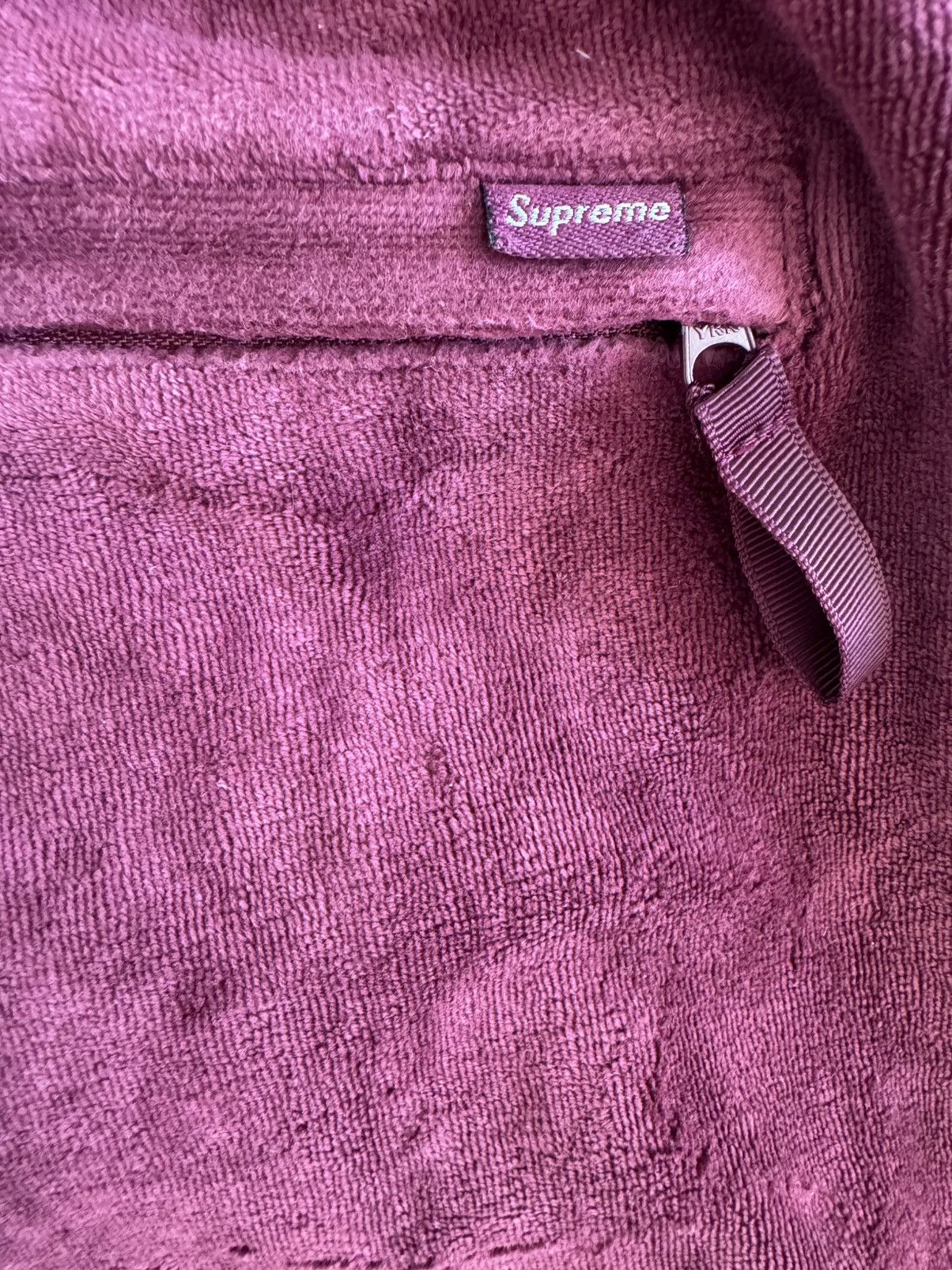 Supreme Supreme Burgundy fleece sweatpants Size US 32 / EU 48 - 6 Thumbnail