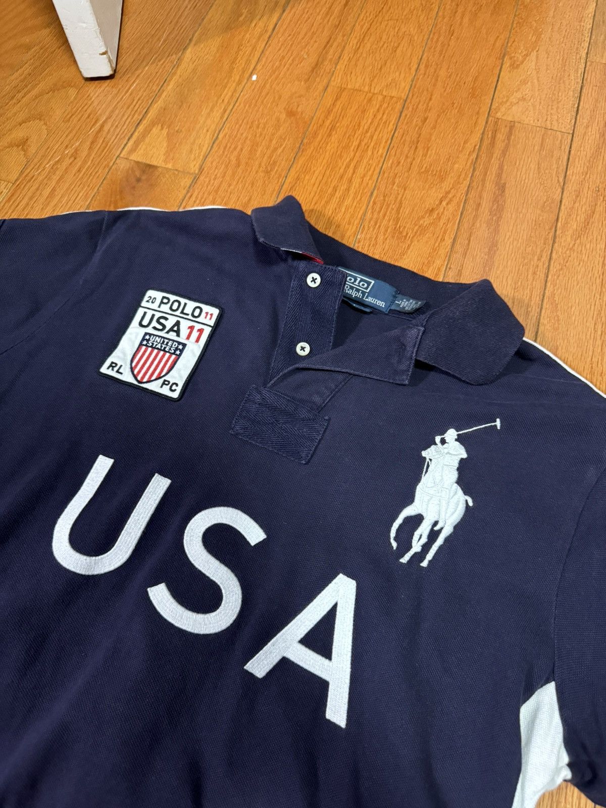 Polo Ralph Lauren USA Vintage Polo Size US L / EU 52-54 / 3 - 2 Thumbnail