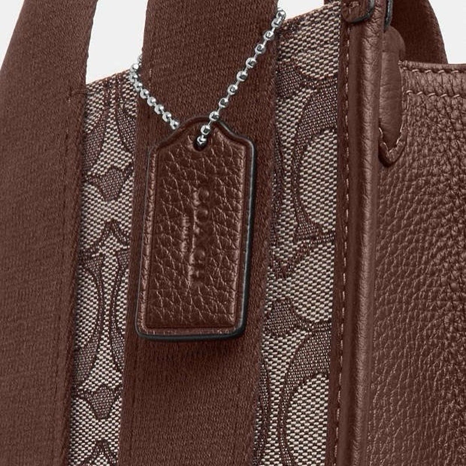 Coach NWT Coach Smith Mini Tote Bag CCL75 Silver/Oak/Maple Size ONE SIZE - 10 Thumbnail