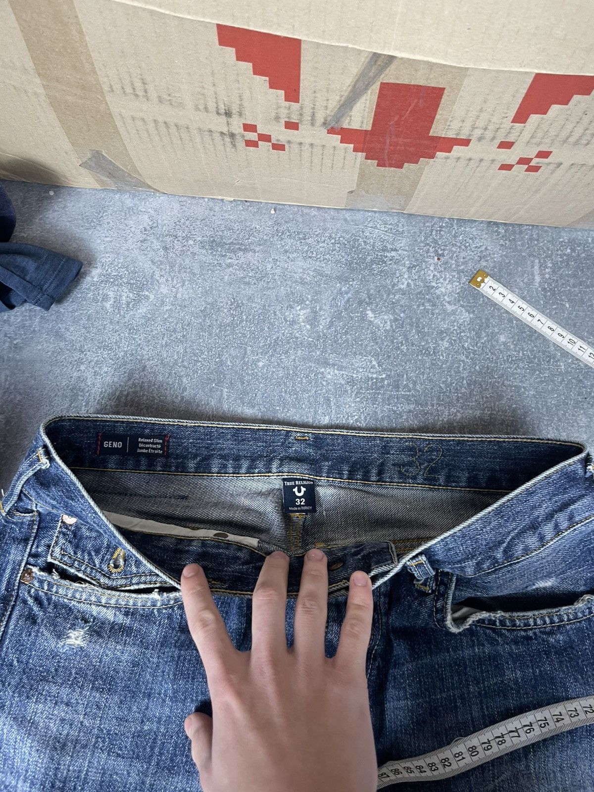 True Religion True religion Geno relaxed slim denim jeans Size US 32 / EU 48 - 3 Thumbnail