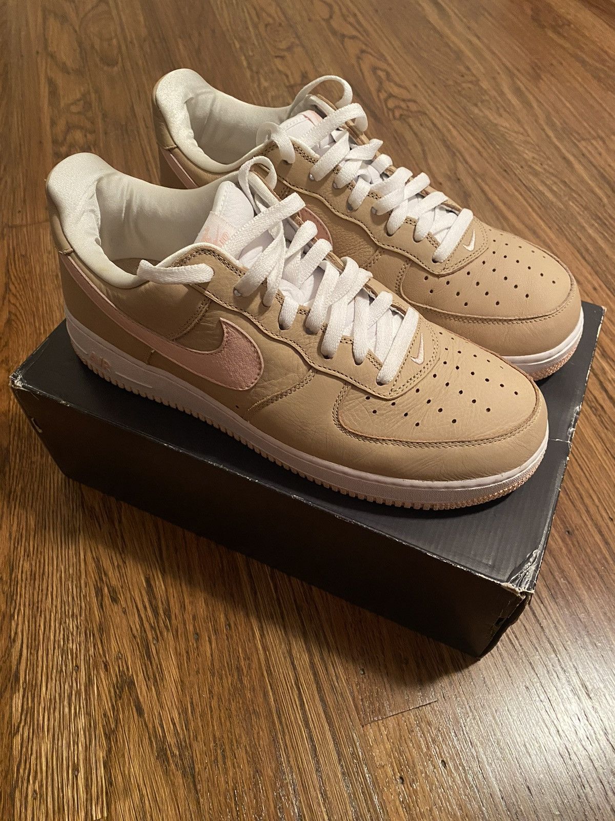 Kith × Nike Nike Air Force 1 Low Retro Linen x Kith 2016 Sz 11 Size US 11 / EU 44 - 2 Thumbnail