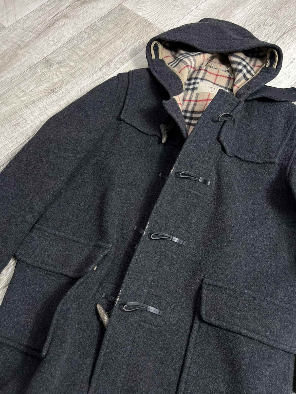 Burberry Vintage Burberry Wool Coat Luxury Old Money London Size US L / EU 52-54 / 3 - 13 Thumbnail