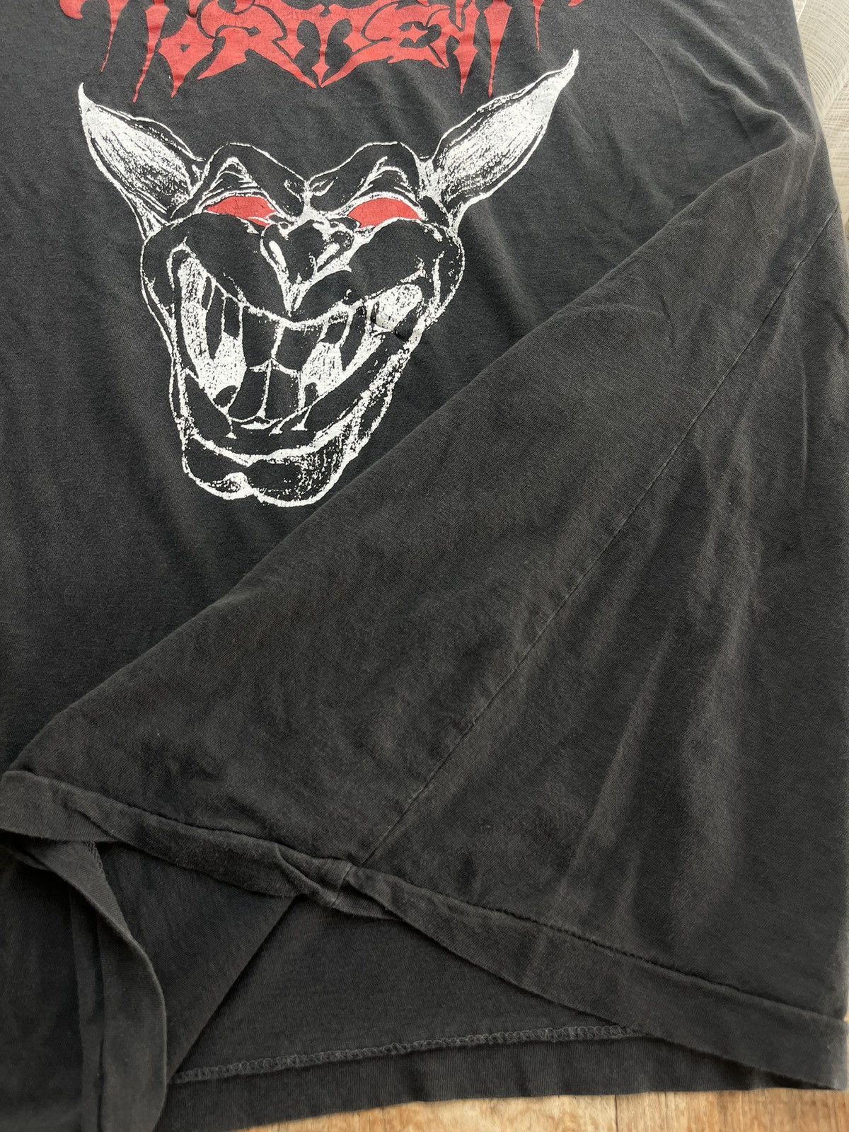 Band Tees × Vintage Vintage TORMENT Das Neue GERRMAN HARDCORE 1989’s T-shirt Size US L / EU 52-54 / 3 - 9 Thumbnail