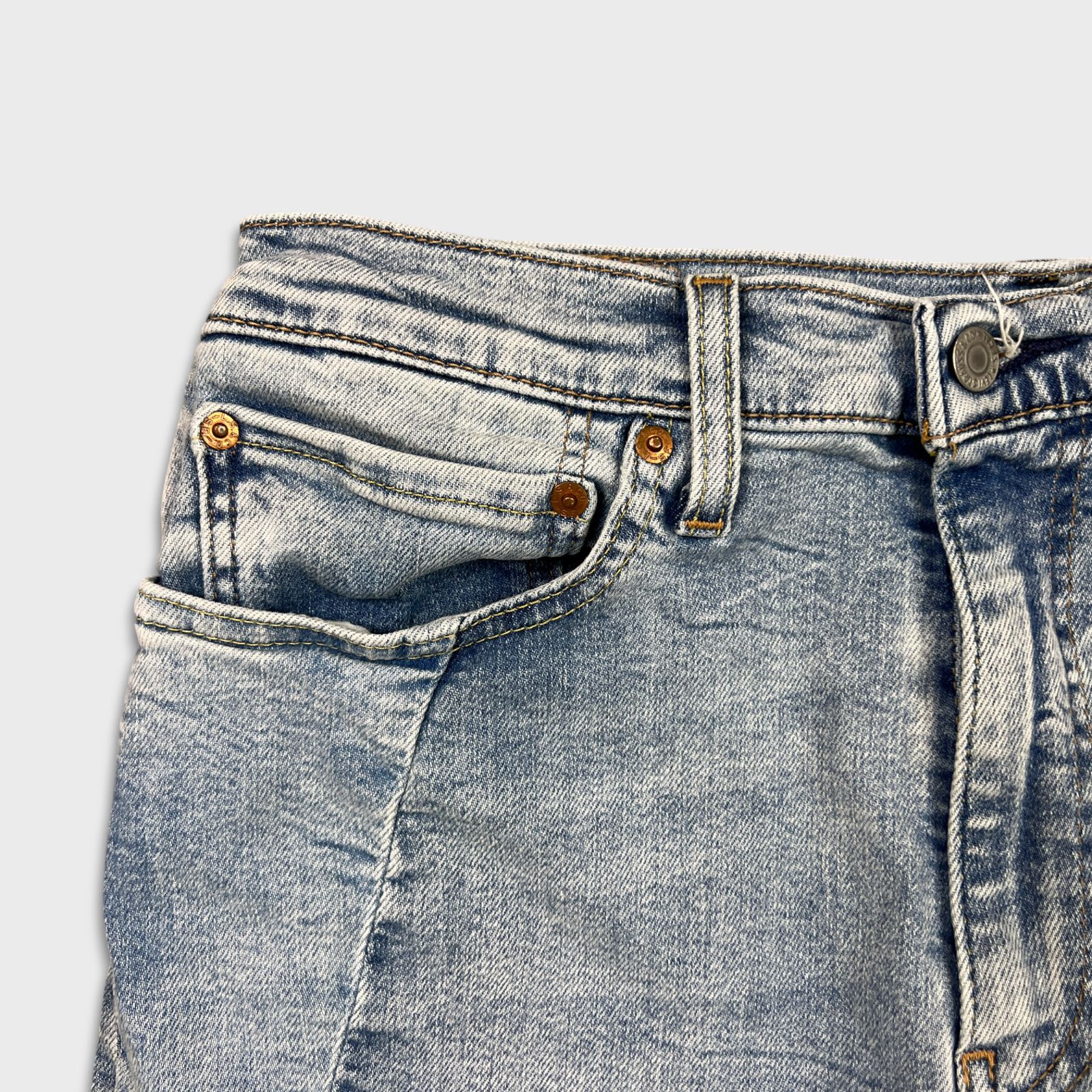 Levi's × Vintage Levi's 512 Jeans 34x32 Slim Taper Leg Premium Denim Pants Size US 34 / EU 50 - 3 Thumbnail
