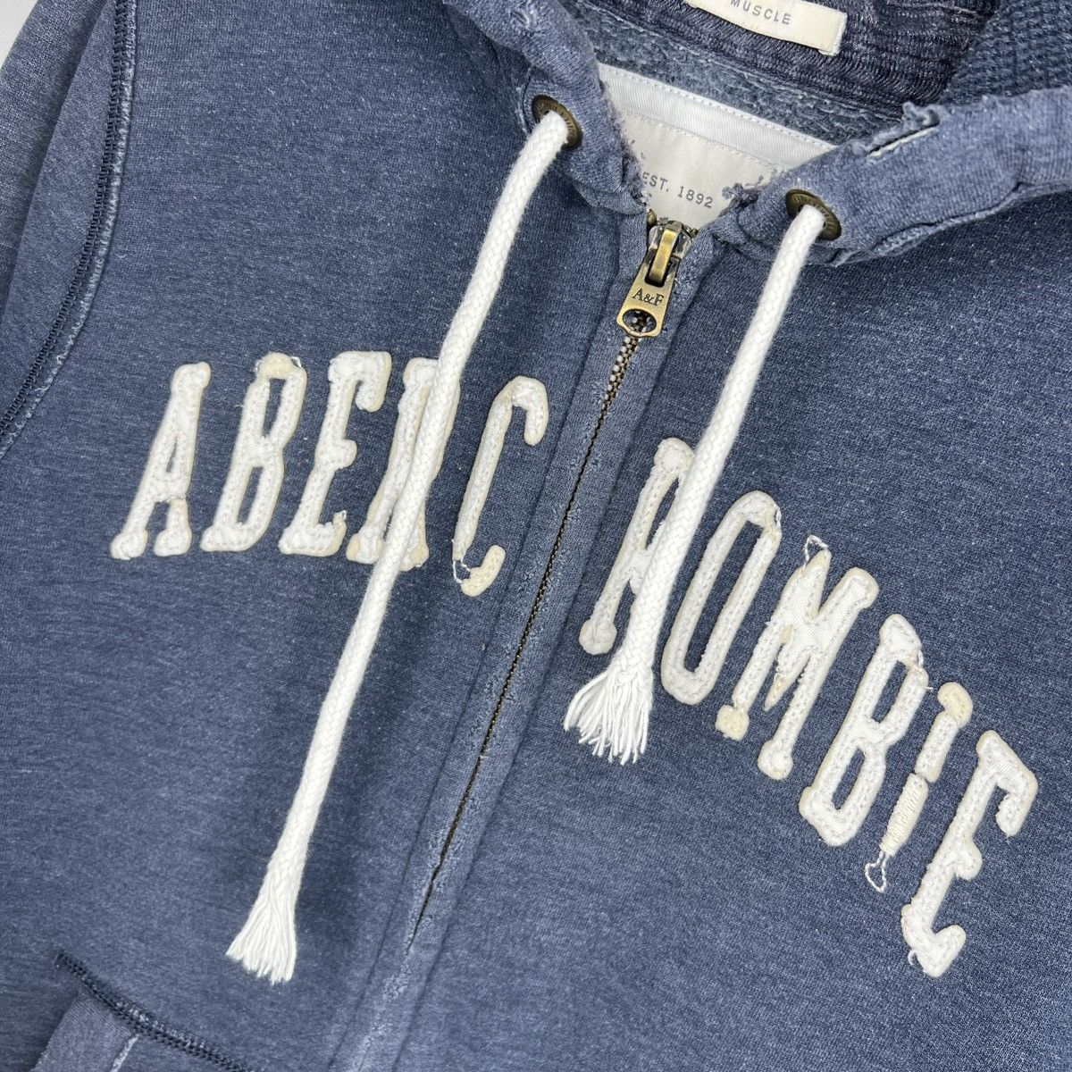Abercrombie & Fitch × Vintage Vintage Abercrombie & Fitch If6Was9 Style Heavy Zip Hoodie Size US L / EU 52-54 / 3 - 4 Thumbnail
