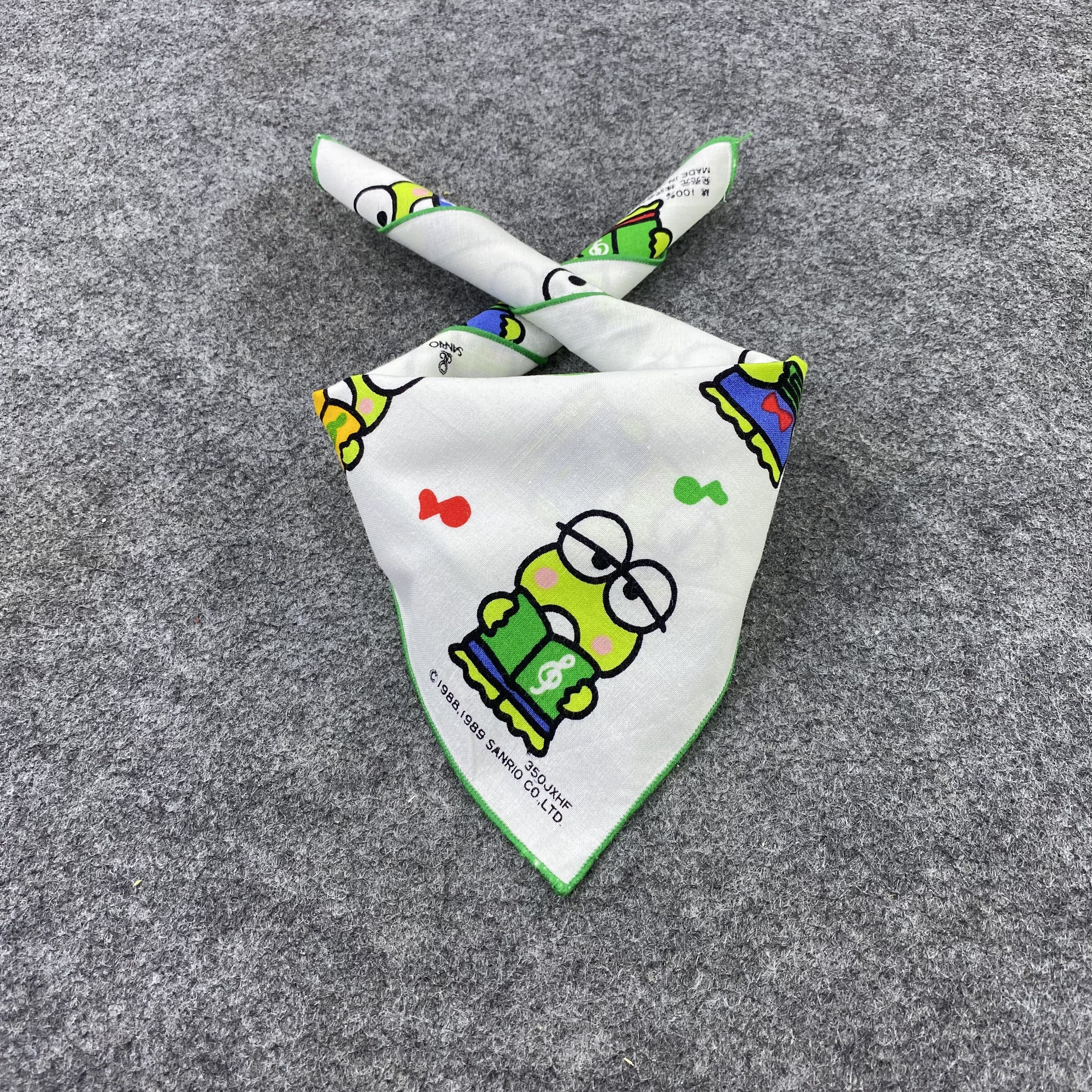 Anime KEROKEROKEROPPI Handkerchief Neckerchief Bandana-B1447 Size ONE SIZE - 4 Thumbnail