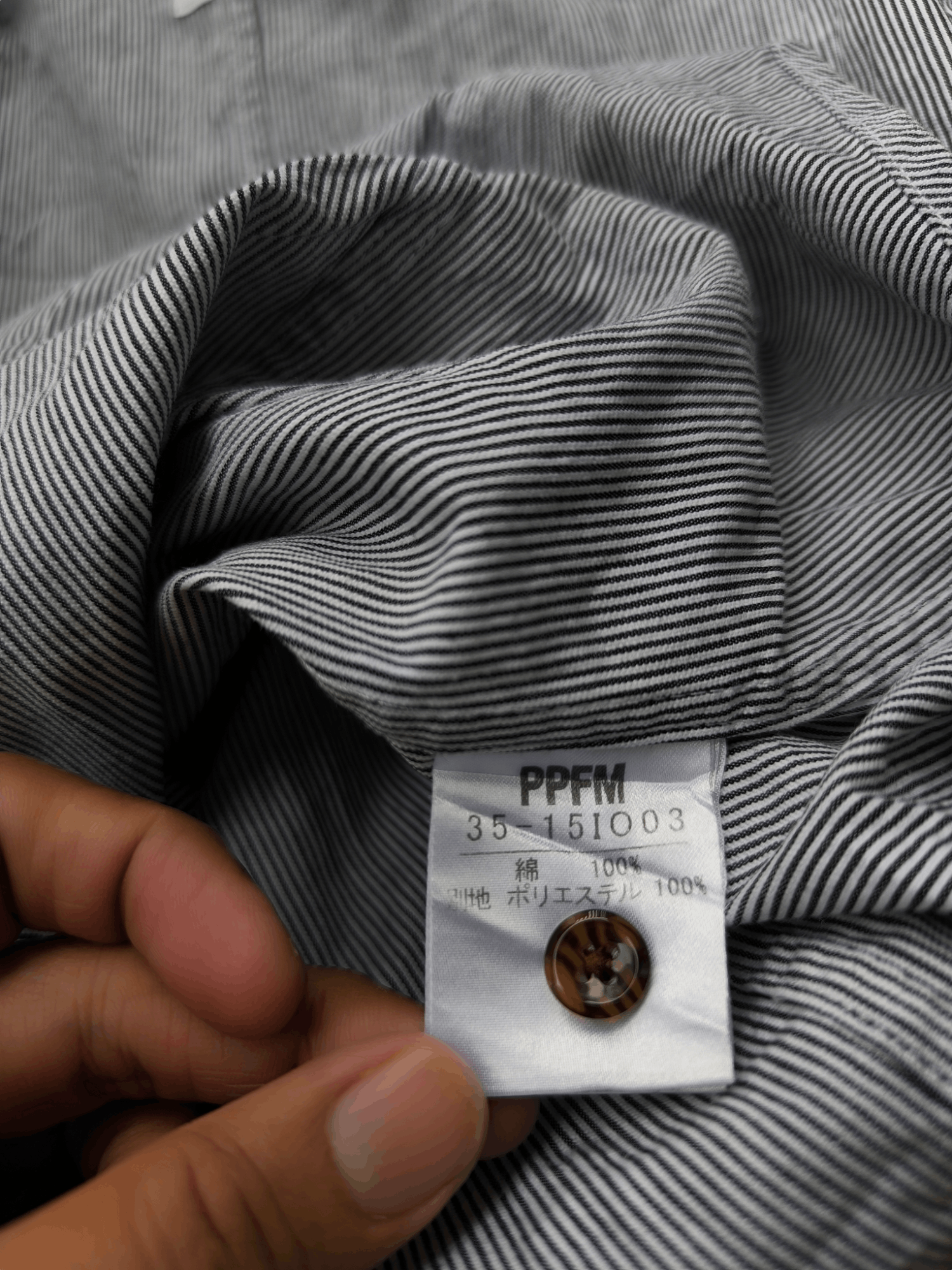 Japanese Brand × PPFM JAPAN PPFM HICKORY STRIPE SHIRT Size US S / EU 44-46 / 1 - 12 Thumbnail