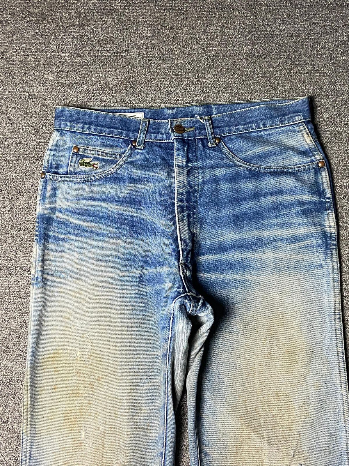Lacoste Chemise Lacoste Distressed Denim Jeans (162) Size US 31 - 10 Thumbnail