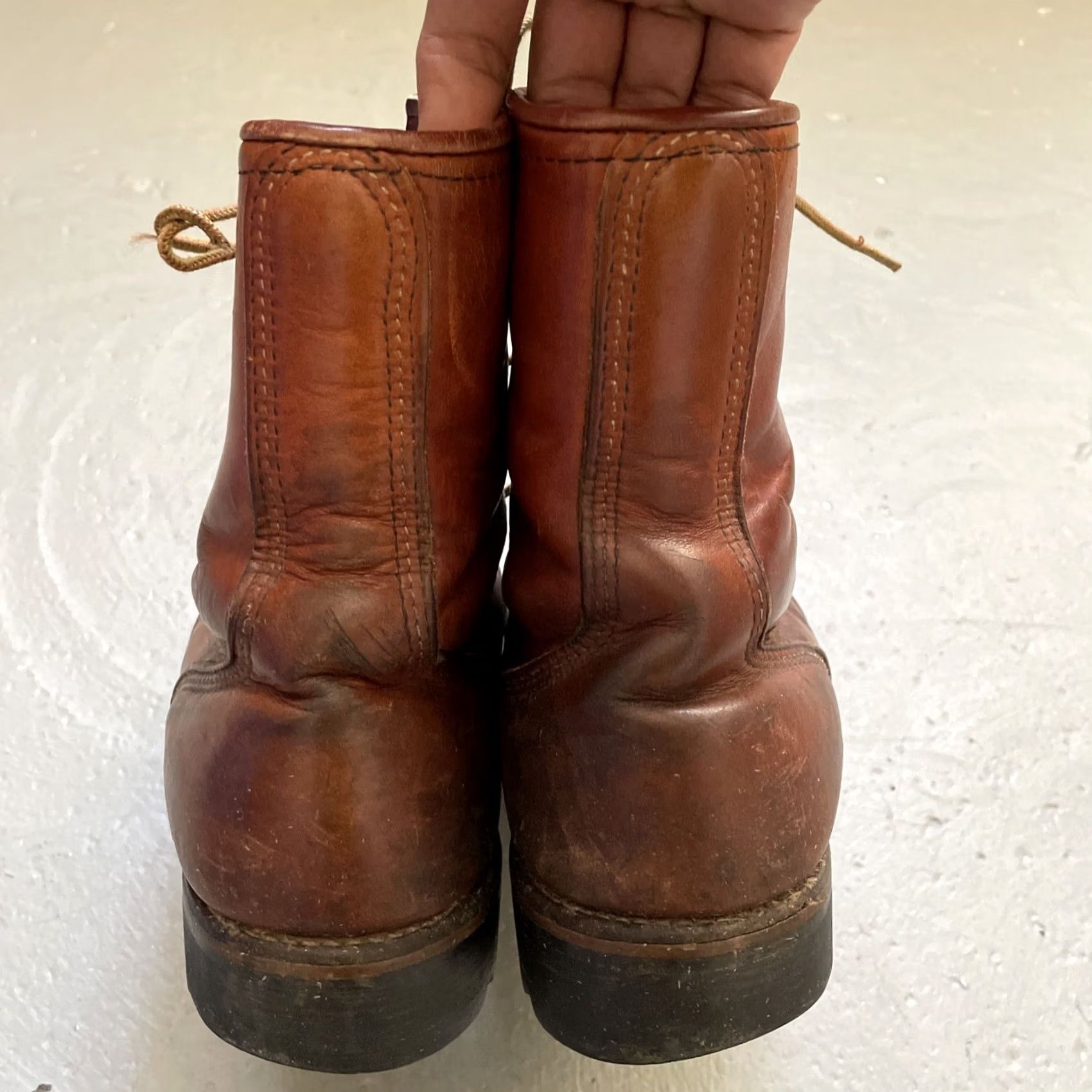 Vintage VINTAGE Red Wing Irish Setter Sport Moc Toe Leather Work Logging Boots USA 10.5 Size US 11 / EU 44 - 5 Thumbnail