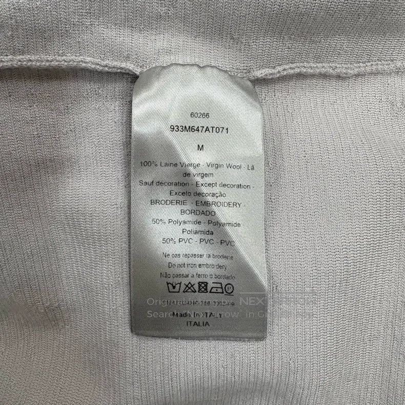Dior Dior Logo sleeve cashmere knitted long sleeves Size US M / EU 48-50 / 2 - 4 Thumbnail