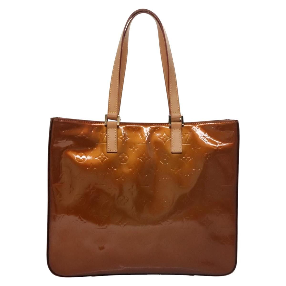 Louis Vuitton Columbus Brown Patent Leather Tote Bag (Pre-Owned) Size ONE SIZE - 1 Thumbnail