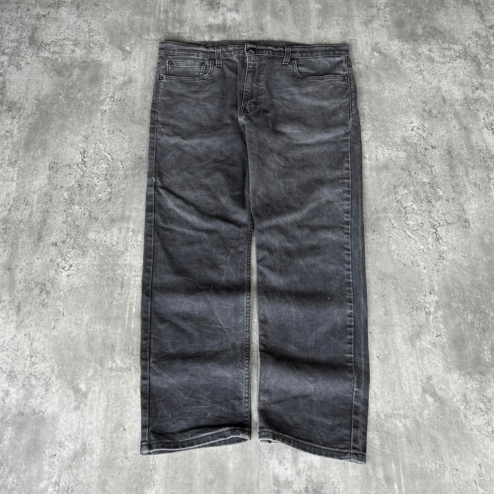 Levi's × Levi's Vintage Clothing Vintage Levi’s 502 Faded Black Grunge Opium Denim Jeans Size US 38 / EU 54 - 2 Thumbnail